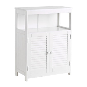 Mobiletto da bagno 30X60X80 bianco - Amanda