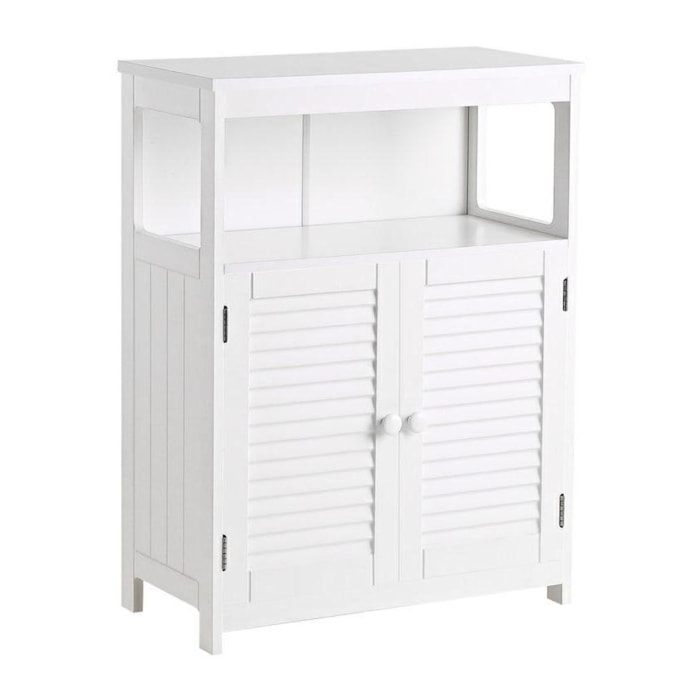 Mobiletto da bagno 30X60X80 bianco - Amanda