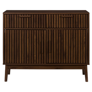 Buffet - HOME DECO FACTORY - Klaus - Élégant - Fonctionnel - Marron