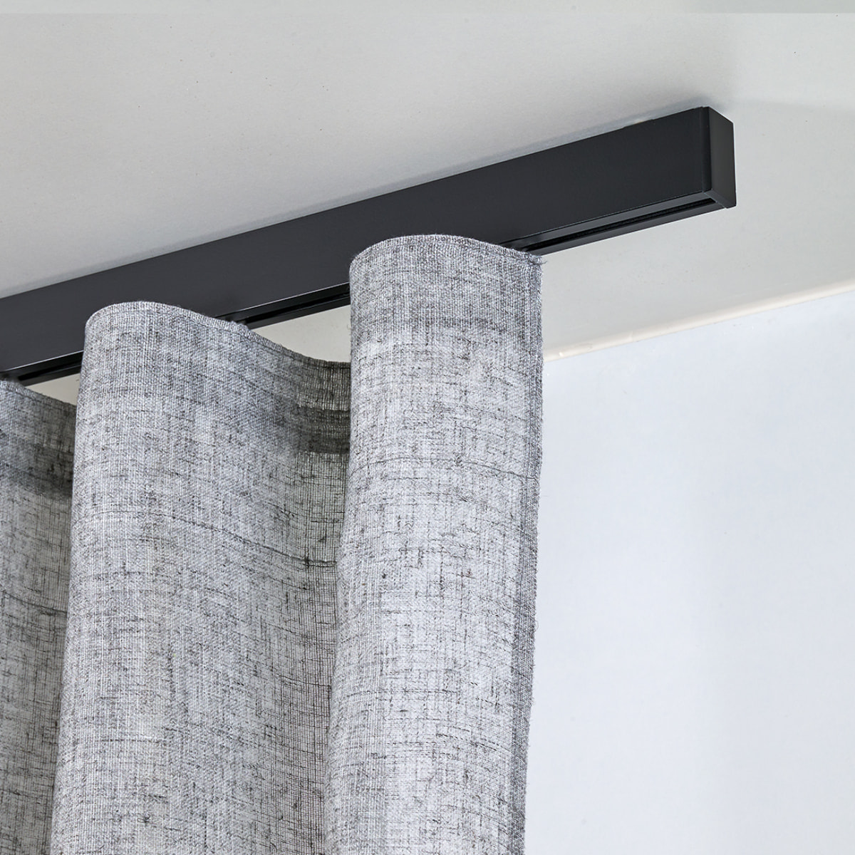 Cortina de cinta LINUM XXL Gris