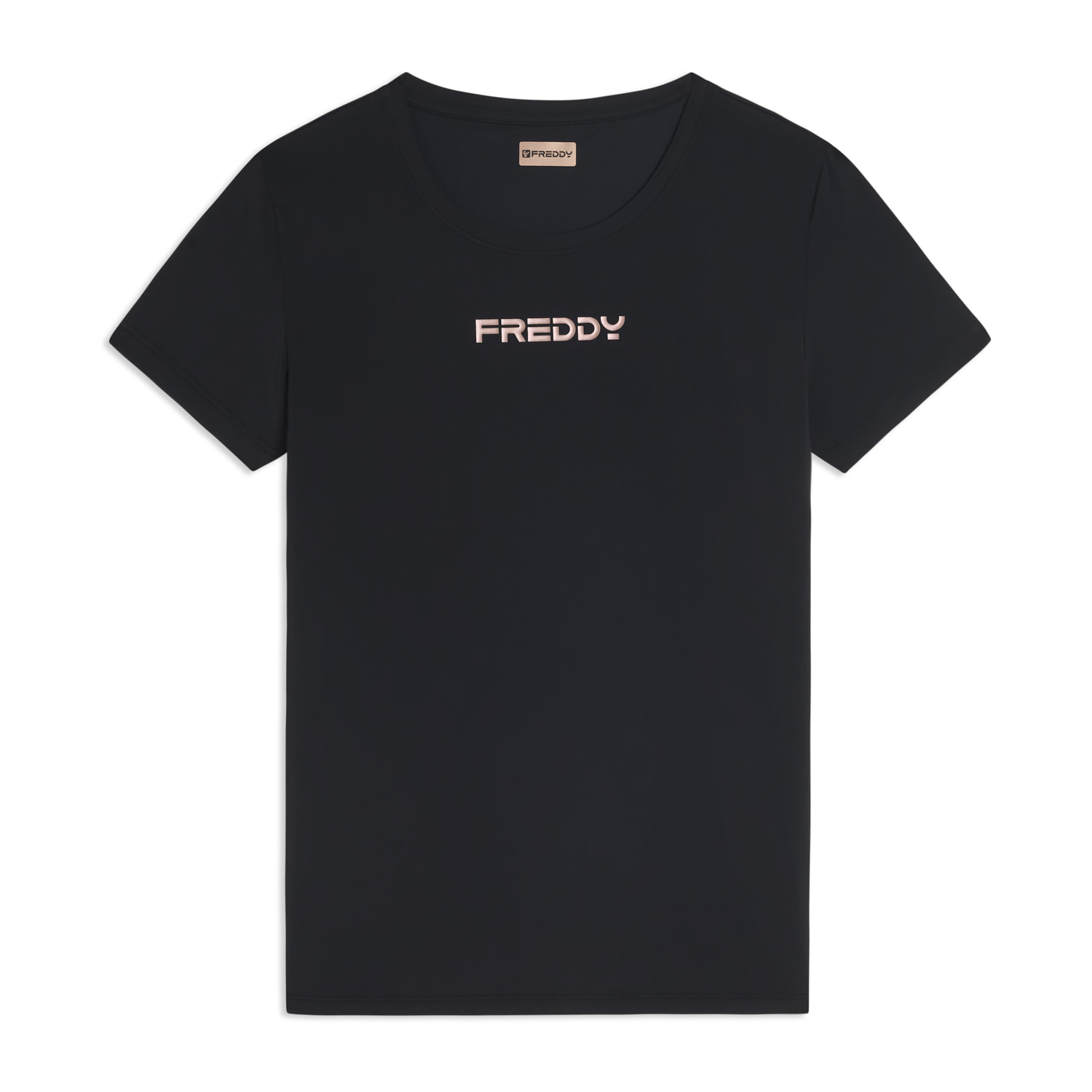 T-shirt regular in tessuto tecnico leggero