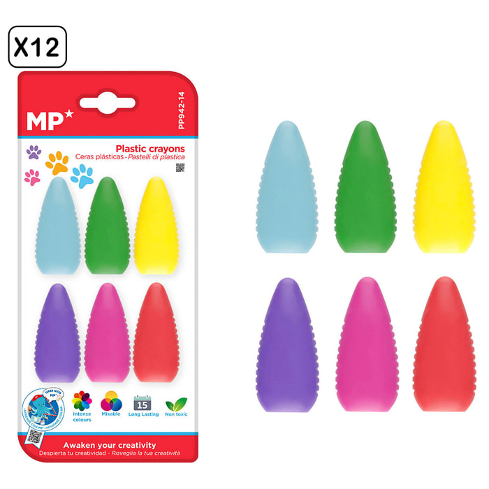 12 PACCHI DI CERE FORME IMPRONTE 6 Pz.