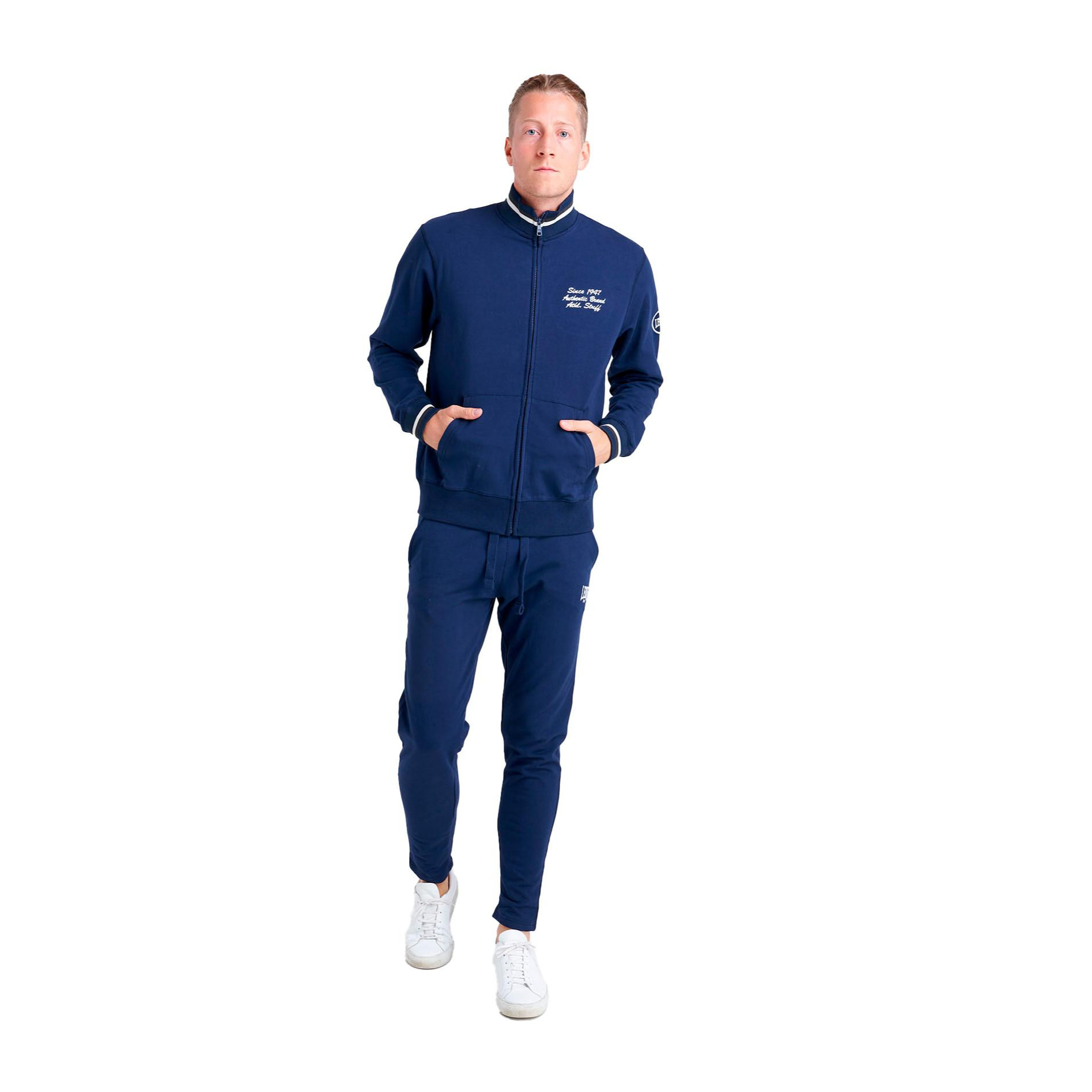 Tuta uomo con collo in piedi e zip Athletic Stuff