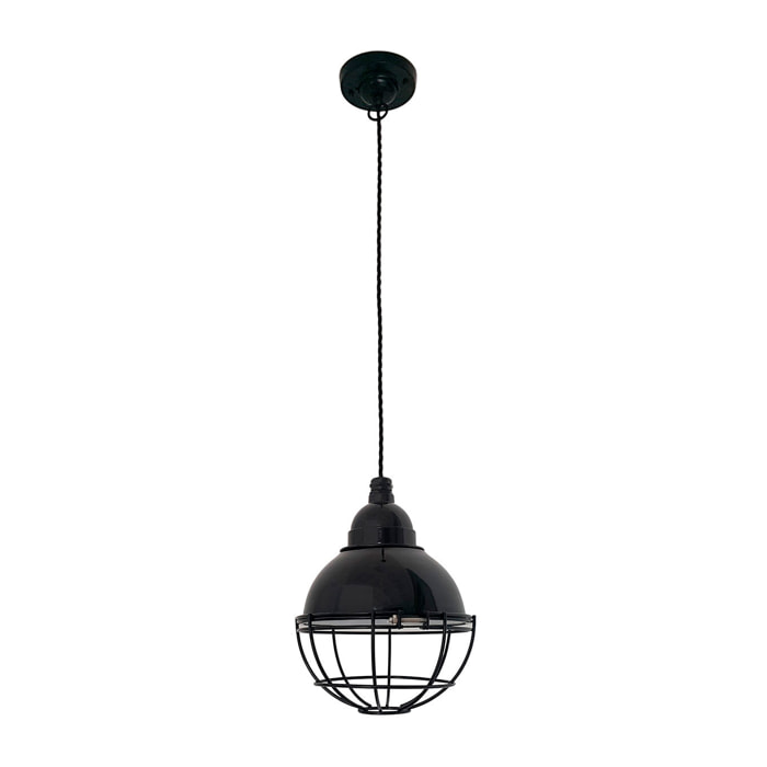 CLAIRE Lampe suspension noire