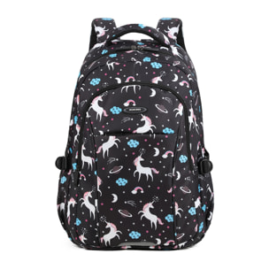 Zaino unisex modello Astrale - Poliestere vegano - 32.0 x 15.0 x 43.0 cm