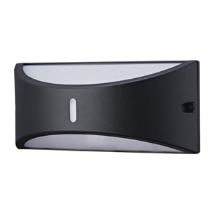 Forlight Aplique LED Negro Opal 4000K - Iluminación Moderna y Eficiente para el Hogar, Aluminio y Policarbonato, Diseño Elegante y Duradero