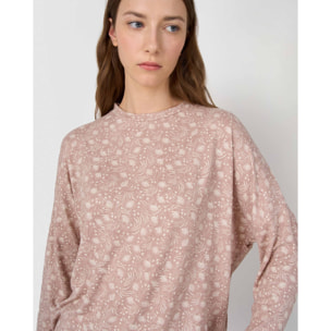 Pijama largo secret dusty rosa
