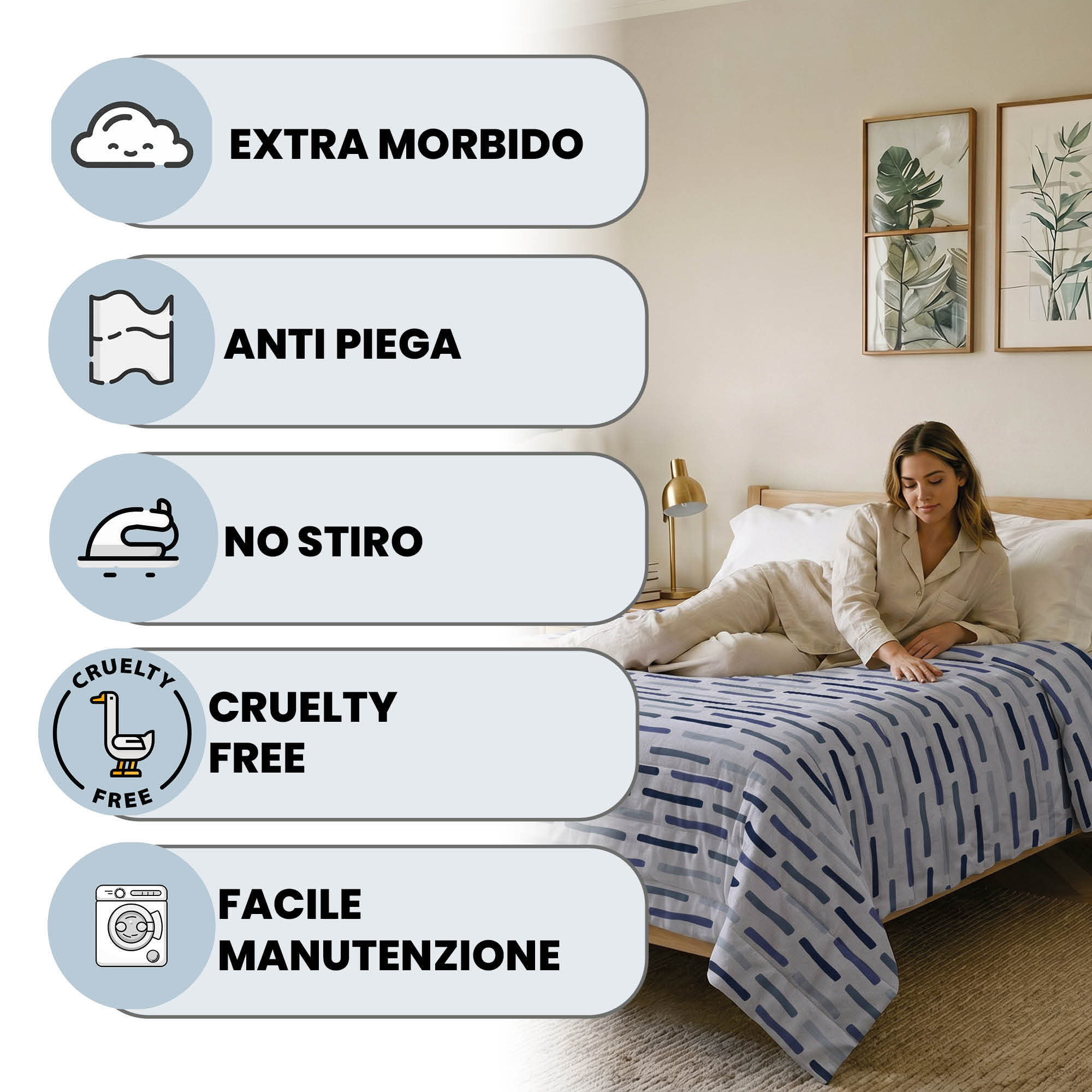TRAPUNTINO ESTIVO SINGOLO KARMA 100gr - MADE IN ITALY