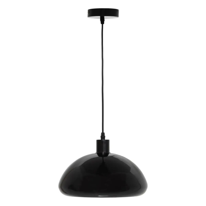 Suspension "Savio" noir D27,5cm