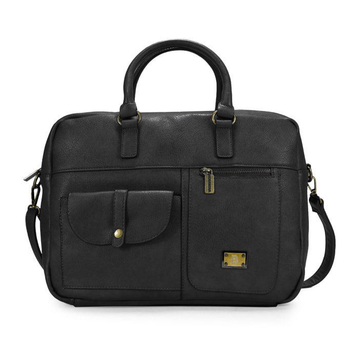 Maletín negro para portátil