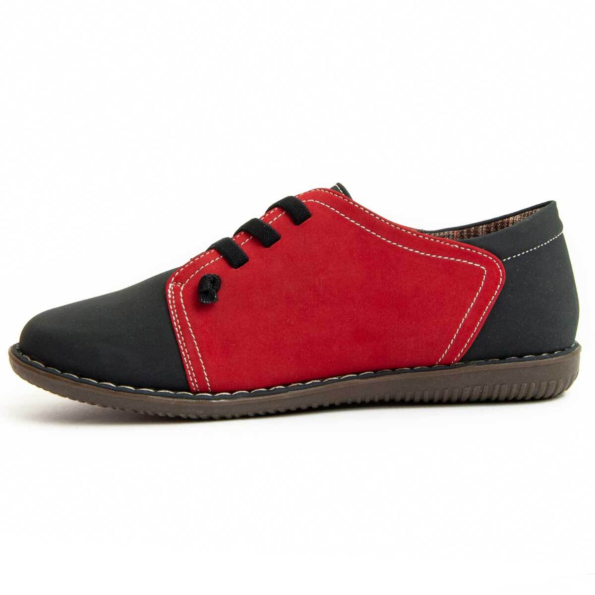 Zapato Oxford - Rojo