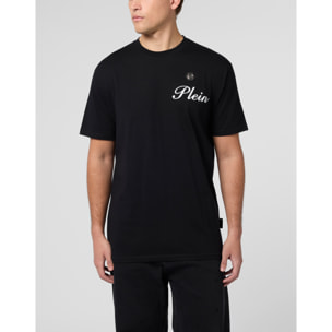 PHILIPP PLEIN Round Neck T-Shirt Embossed Signature