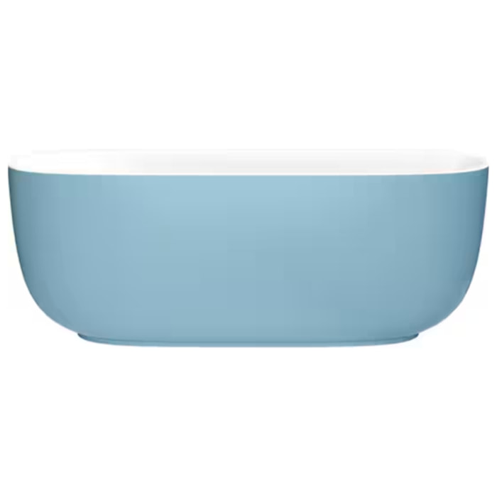 Baignoire îlot 170 x 80 cm Bastille Laque satinée Aigue marine