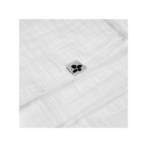 Lot de 3 serviettes 40x40 cm en gaze de coton - 10 coloris - GAIA