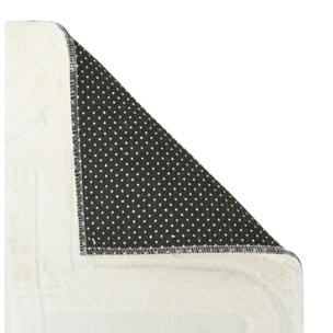 Tapis fausse fourrure Arka ivoire 90x60cm