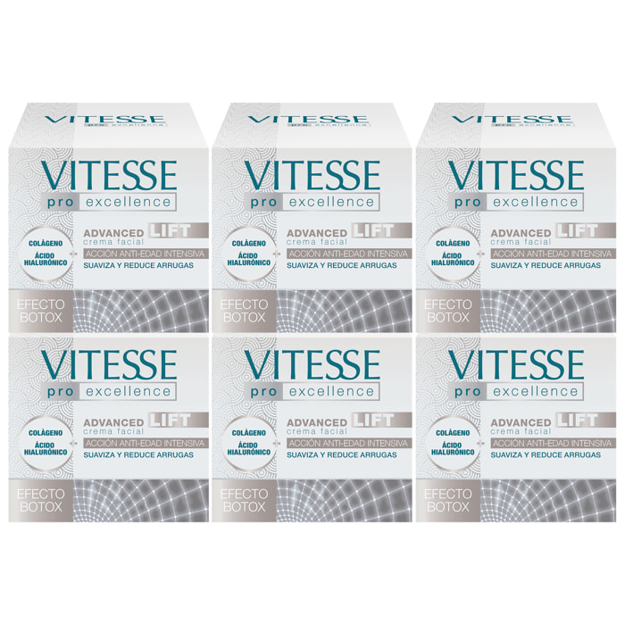 PACK 6X CREMA DE ROSTRO PRO EXCELLENCE ADVANCED LIFT VITESSE