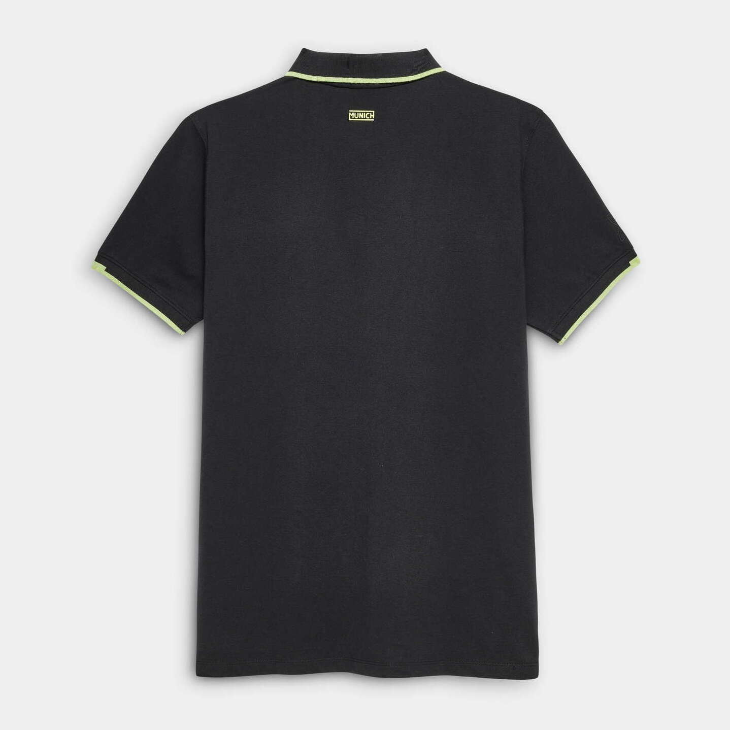 Polo MUNICH slam lifestyle de algodón negro