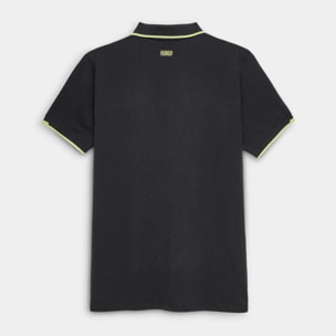 Polo MUNICH slam lifestyle de algodón negro