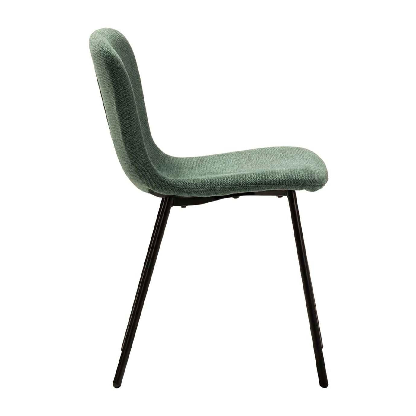 Silla Poliester Verde 44x52x77 Cm