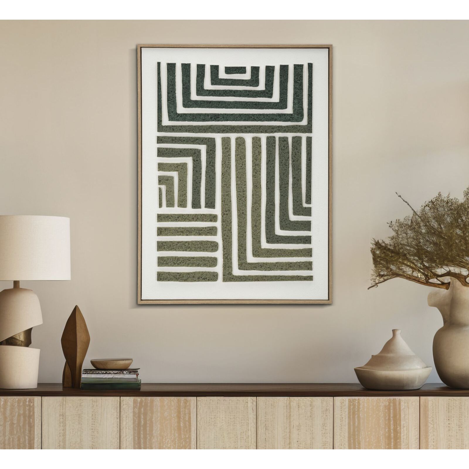 DIPINTO SU TELA 3D C/CORNICE -B- CM 60X2,9X80