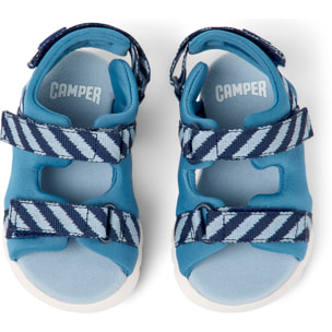 Sandalias - CAMPER Oruga - Azul - Textil técnico (poliéster reciclado)