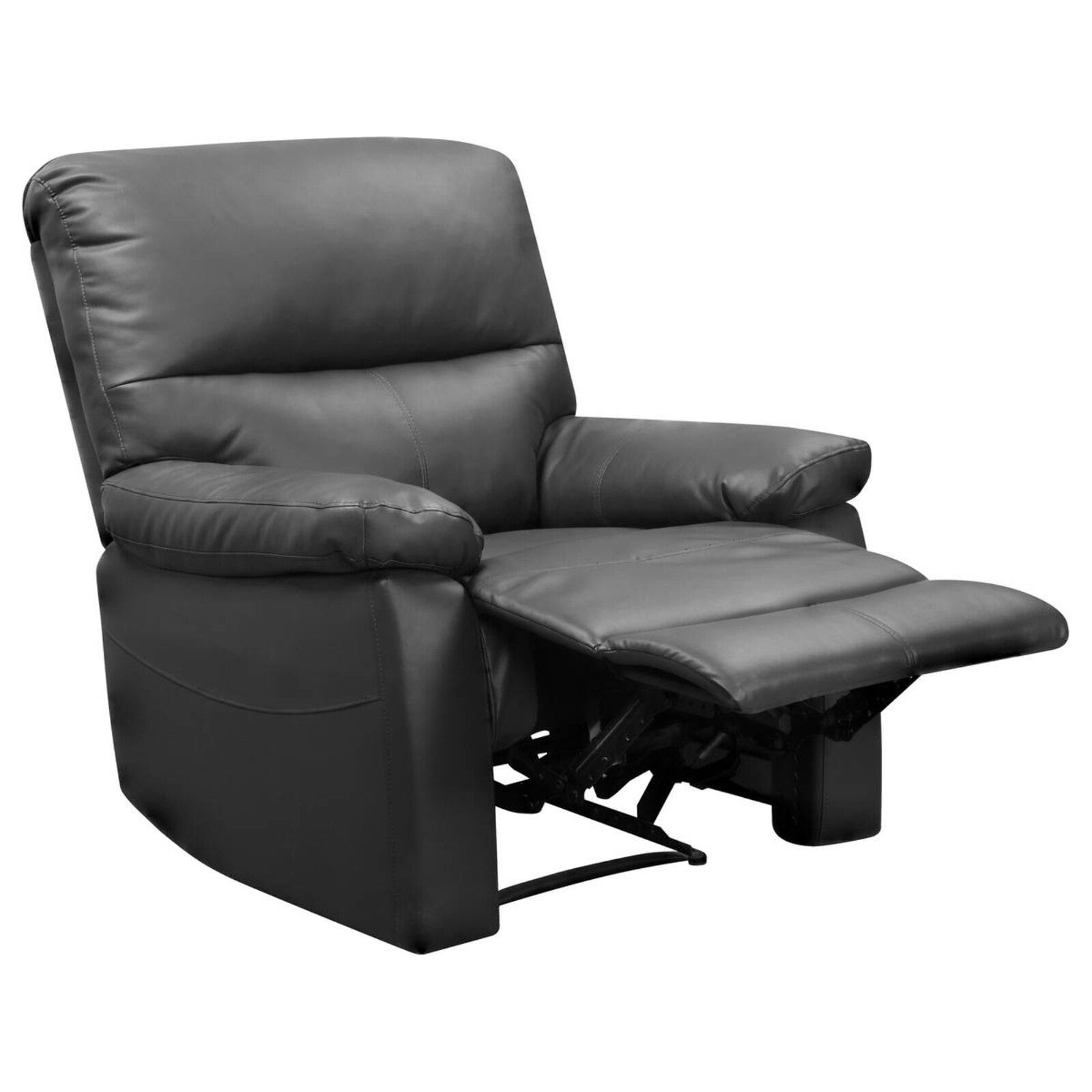 Fauteuil relax "Lincoln" - 90 x 89 x 103 cm - Gris