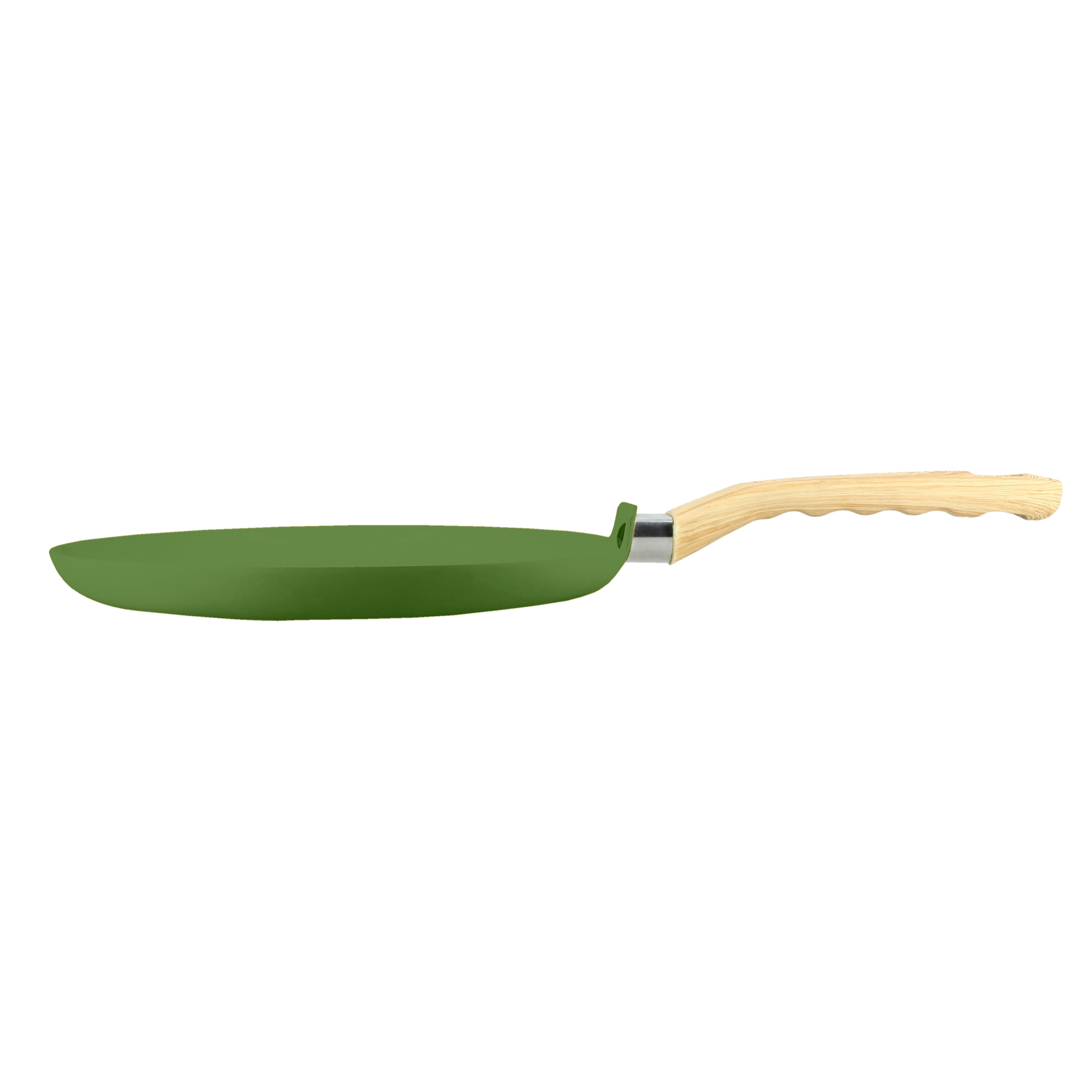 Crêpière en revêtement céramique 26cm vert - tous feux COLORAMA