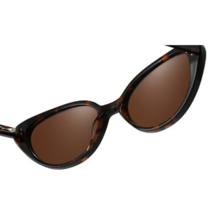 Gafas de sol OCEAN LA PLAGE PALOMBAGGIA - Negro brillante / Ahumada