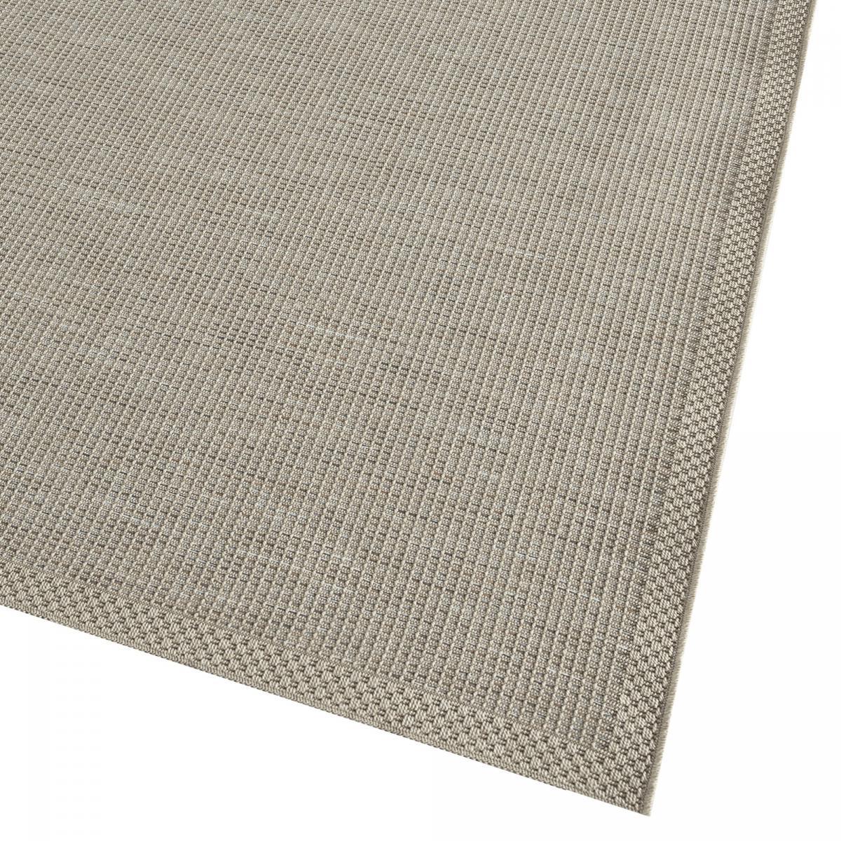 Tapis exterieur PUKET EX Beige 67x180 en polypropylène doux et soyeux