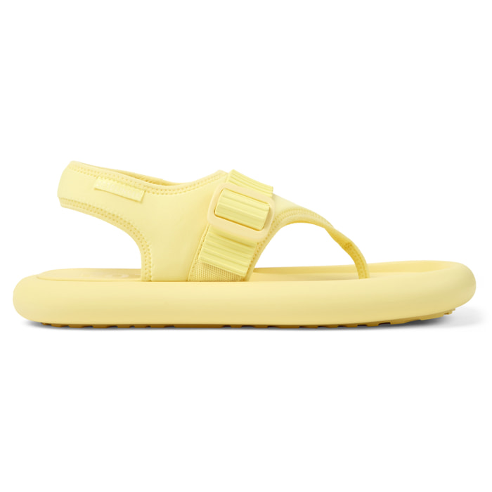 Sandalias - CAMPER Together Ottolinger - Amarillo - Textil técnico (poliéster reciclado)