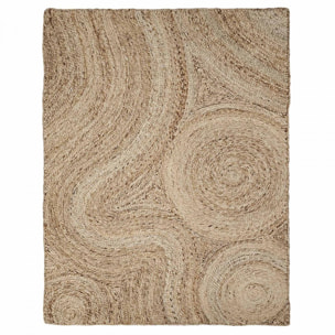 Tapis salon Motif Rond, Structure Relief, BAGI, Confort