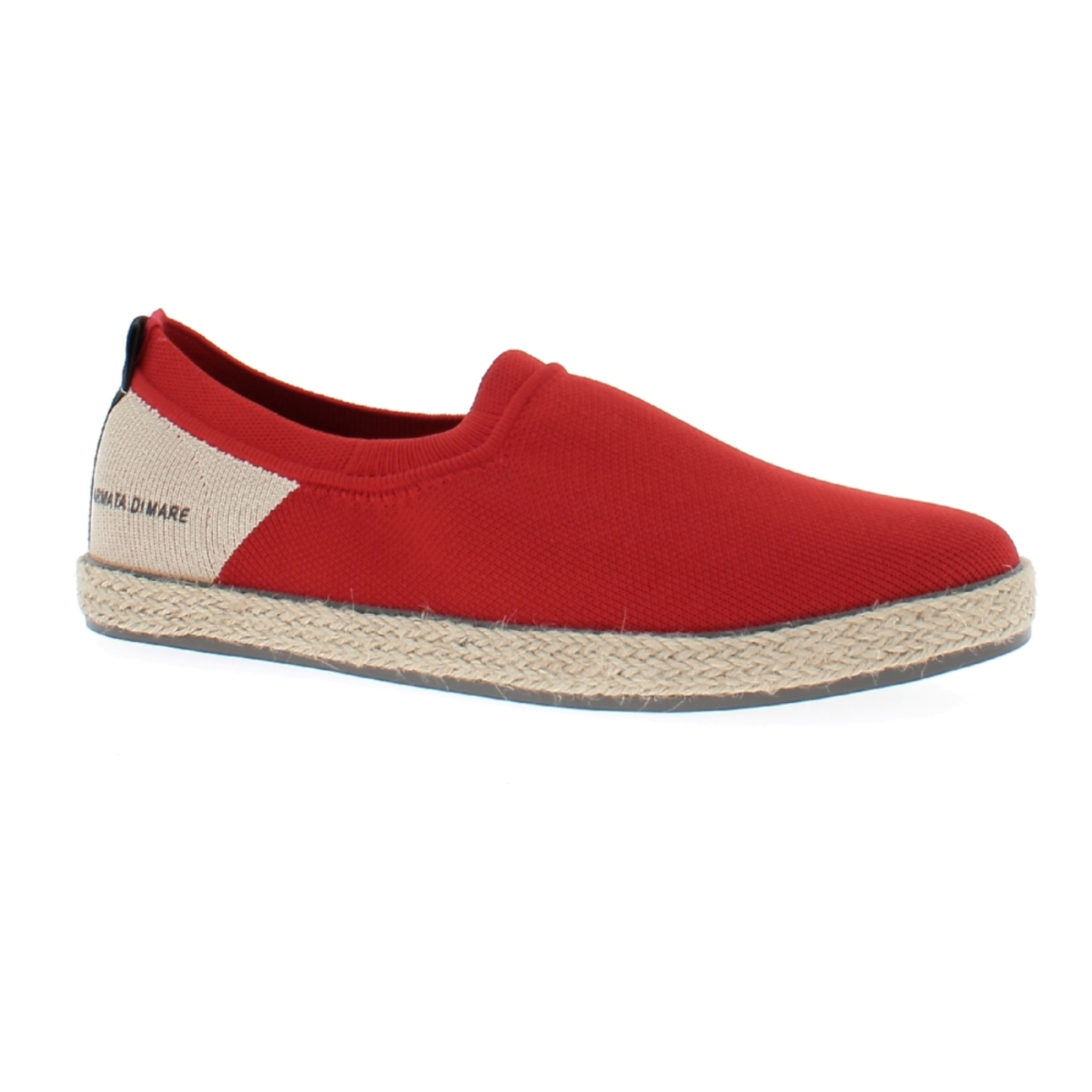 Armata di Mare Scarpe Uomo Slip-On Espadrillas con Soletta Comfort AMU S24N524 Red