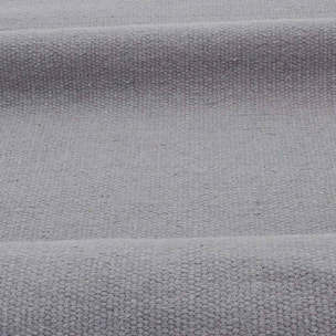 Tapis Kilim tissé à la main en laine uni gris