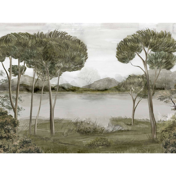 Papier peint panoramique scandi Intissé