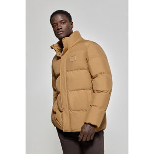 Chaqueta color camel Slope acolchada con detalles Polo Club