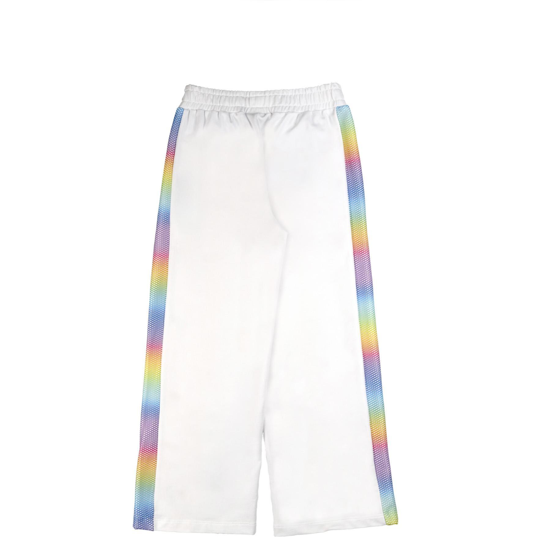 Pantalone da bambina in cotone non garzato Leone Summer