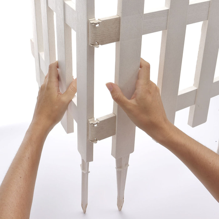 Pack 2 Bisagras Clickfence Blanco