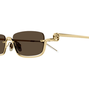 Gafas de Sol Gucci GG1278S-001 de Metal Unisex 55 mm