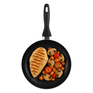 Sartén de Ø28x5cm en Aluminio prensado color Cobre metalizado