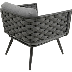 Salon de jardin Rimini gris Kare Design