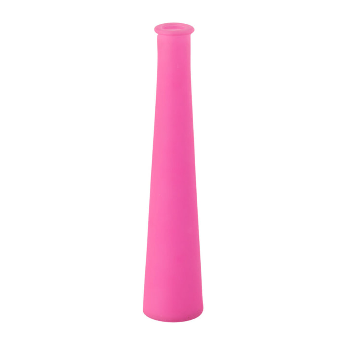J-Line vase Tube - verre - roze - 31.5 cm de hauteur