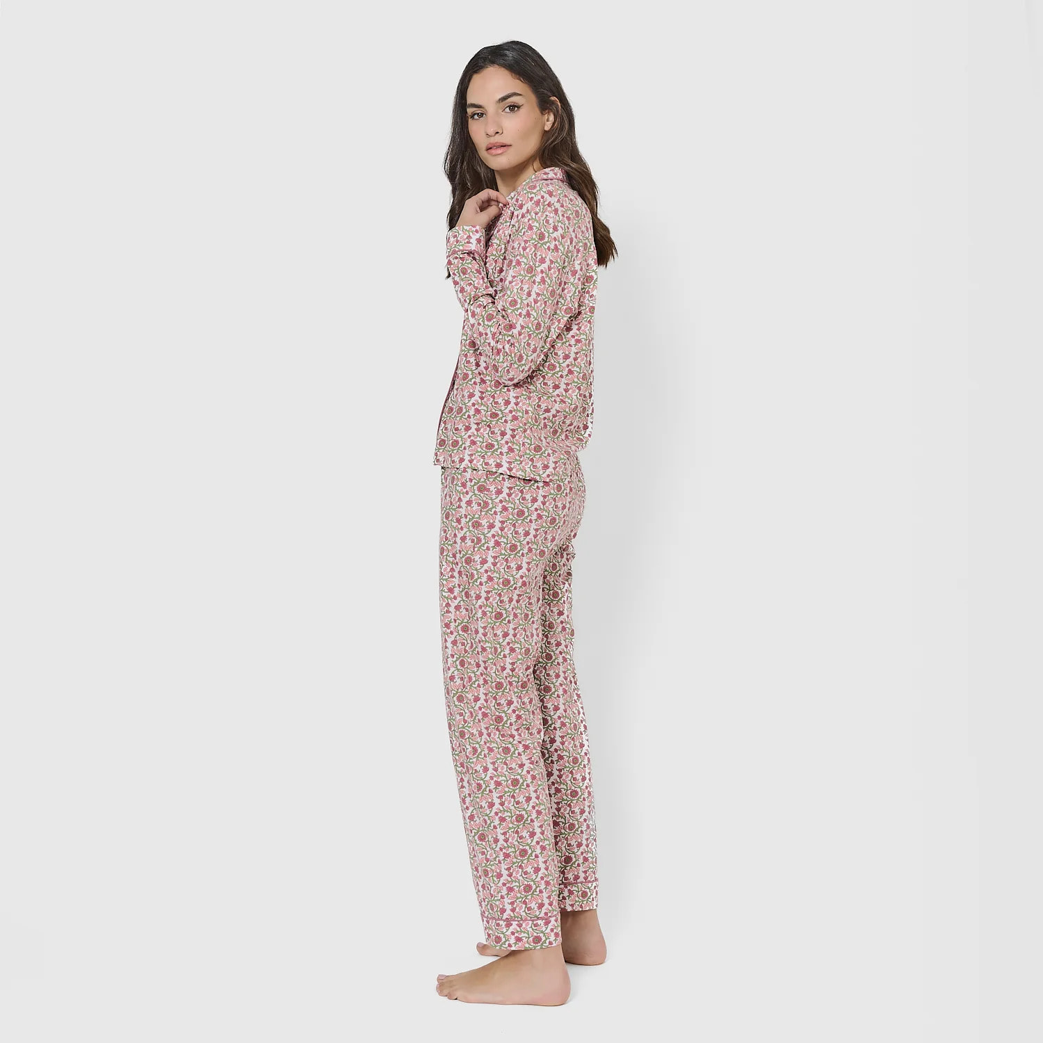 Pigiama rosa in cotone amazon