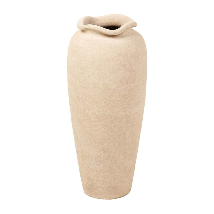 Florero Ceramica Marron 28x28x60 Cm
