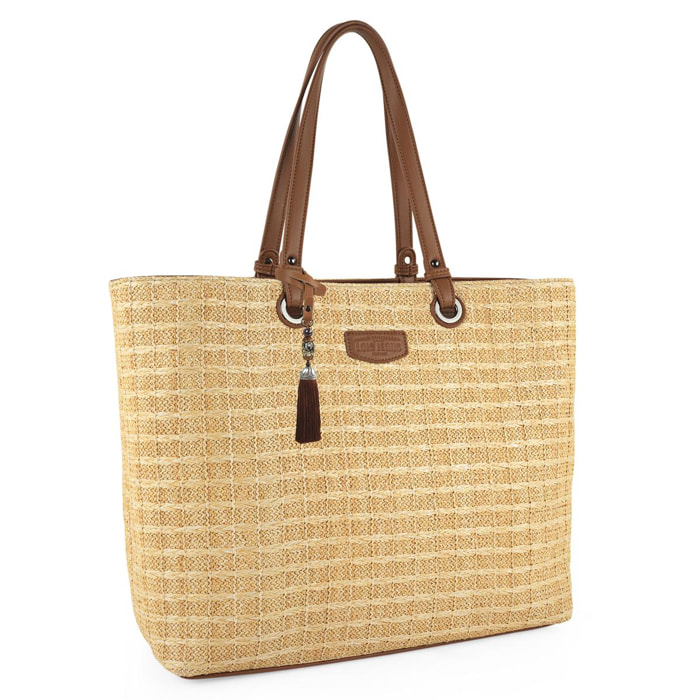 Bolso Shopper-Tote Lois Charlotte Beige