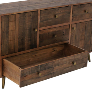 Buffet 152 cm en bois recyclé ADELAIDE