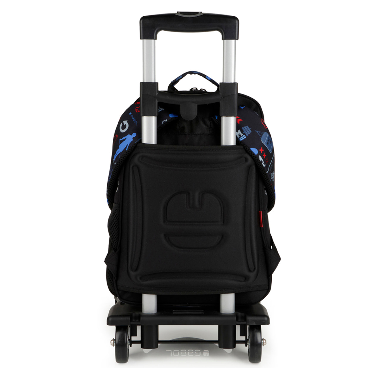 Mochila adaptable a carro Gabol TRAINING negra y resistente al agua