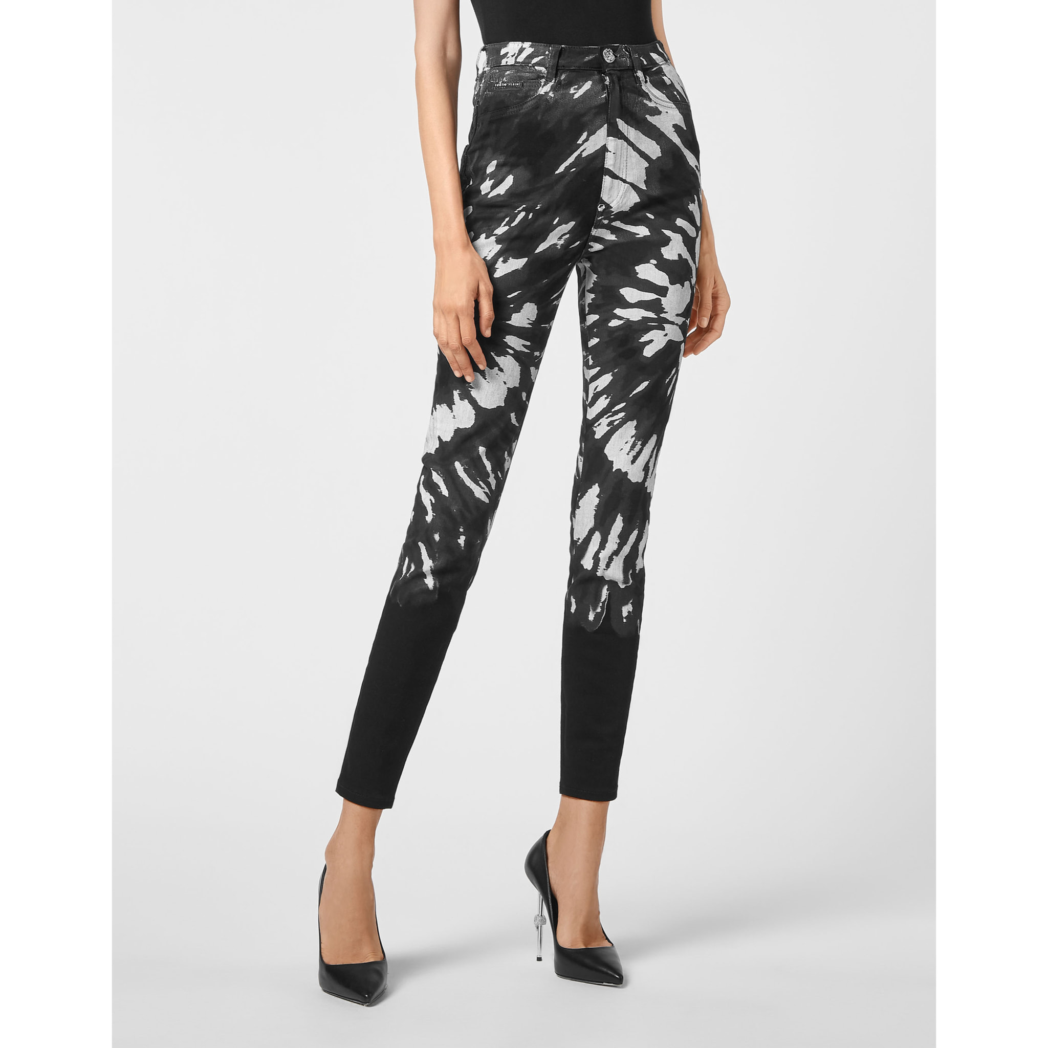PHILIPP PLEIN Super High Waist Jegging TIE DYE