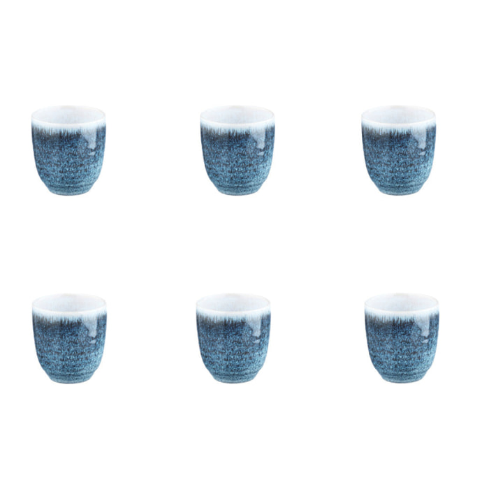 Tasse COSMOS 15cl - 6 pièces - Azur