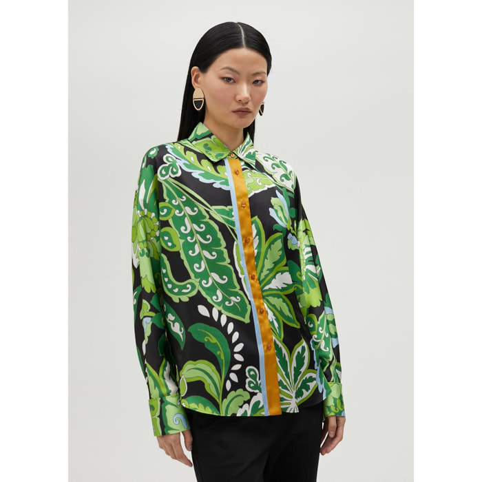 Camicia con stampa paisley