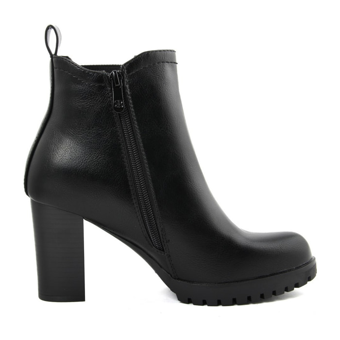 Stivaletto Donna colore Nero-Altezza tacco:8cm